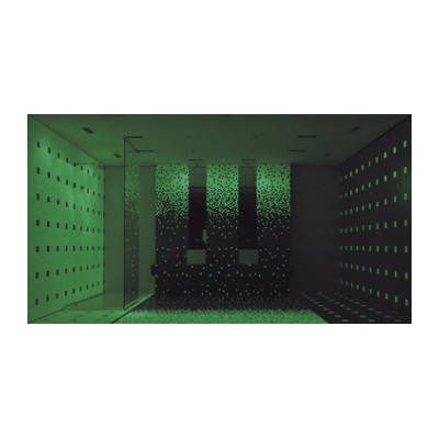 Pate de verre luminescente