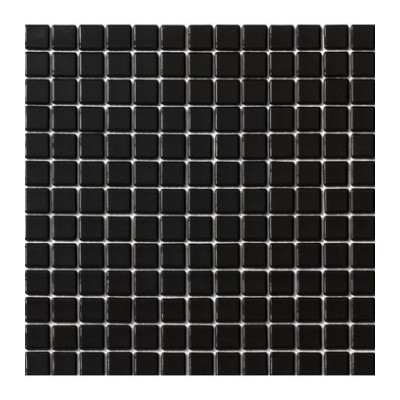 Pate de verre noir lisse