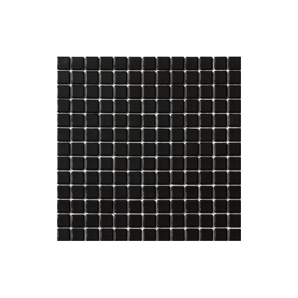 Pate de verre noir lisse