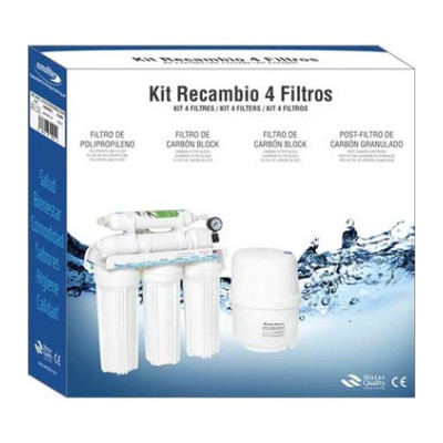 Kit remplacement 4 filtres