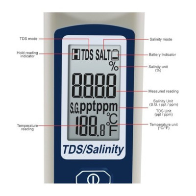 Testeur de sel et TDS Testeur de sel et TDS