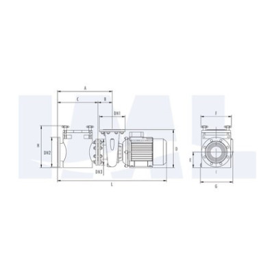 Pompe piscines publiques IML FE Pompe piscines publiques IML FE