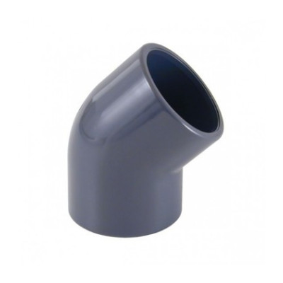 Coude PVC à 45°