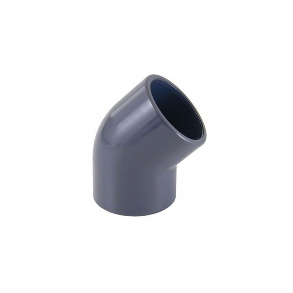 Coude PVC à 45°