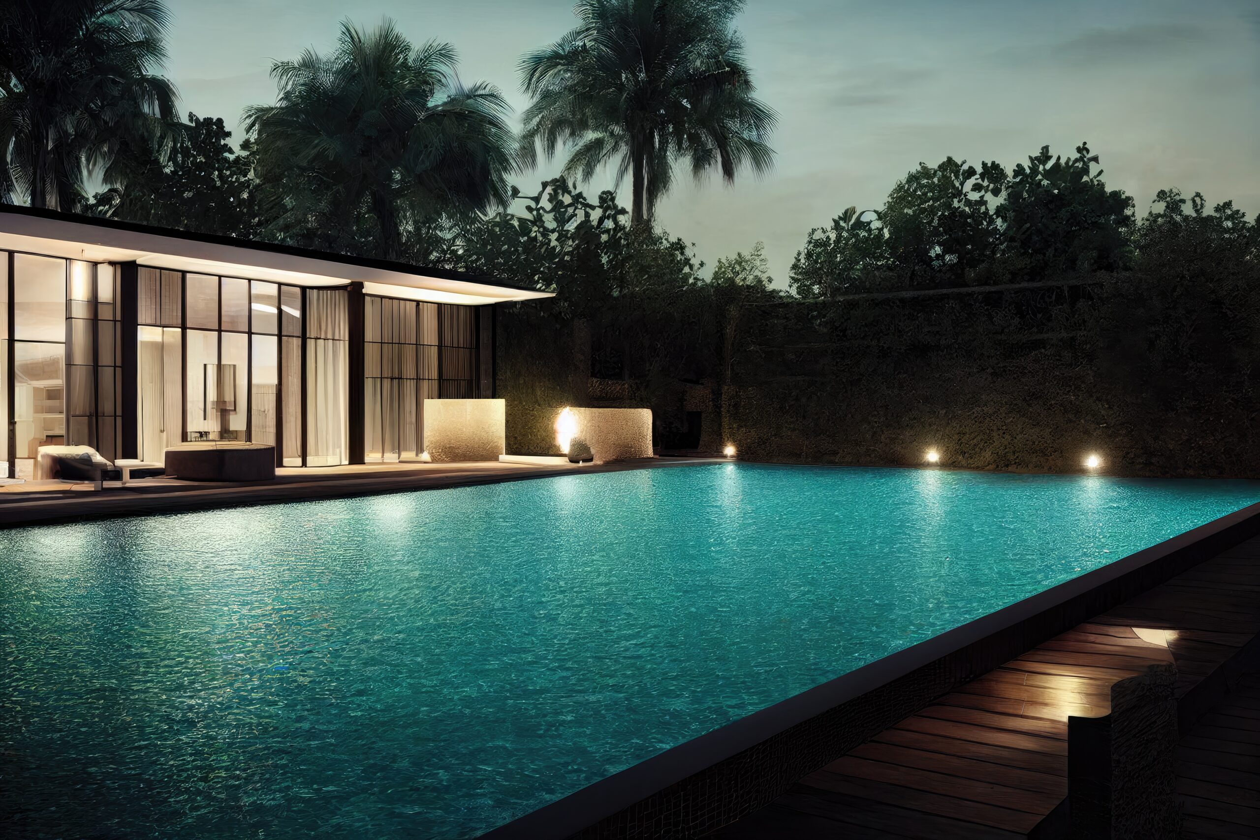 Projecteurs LED piscine