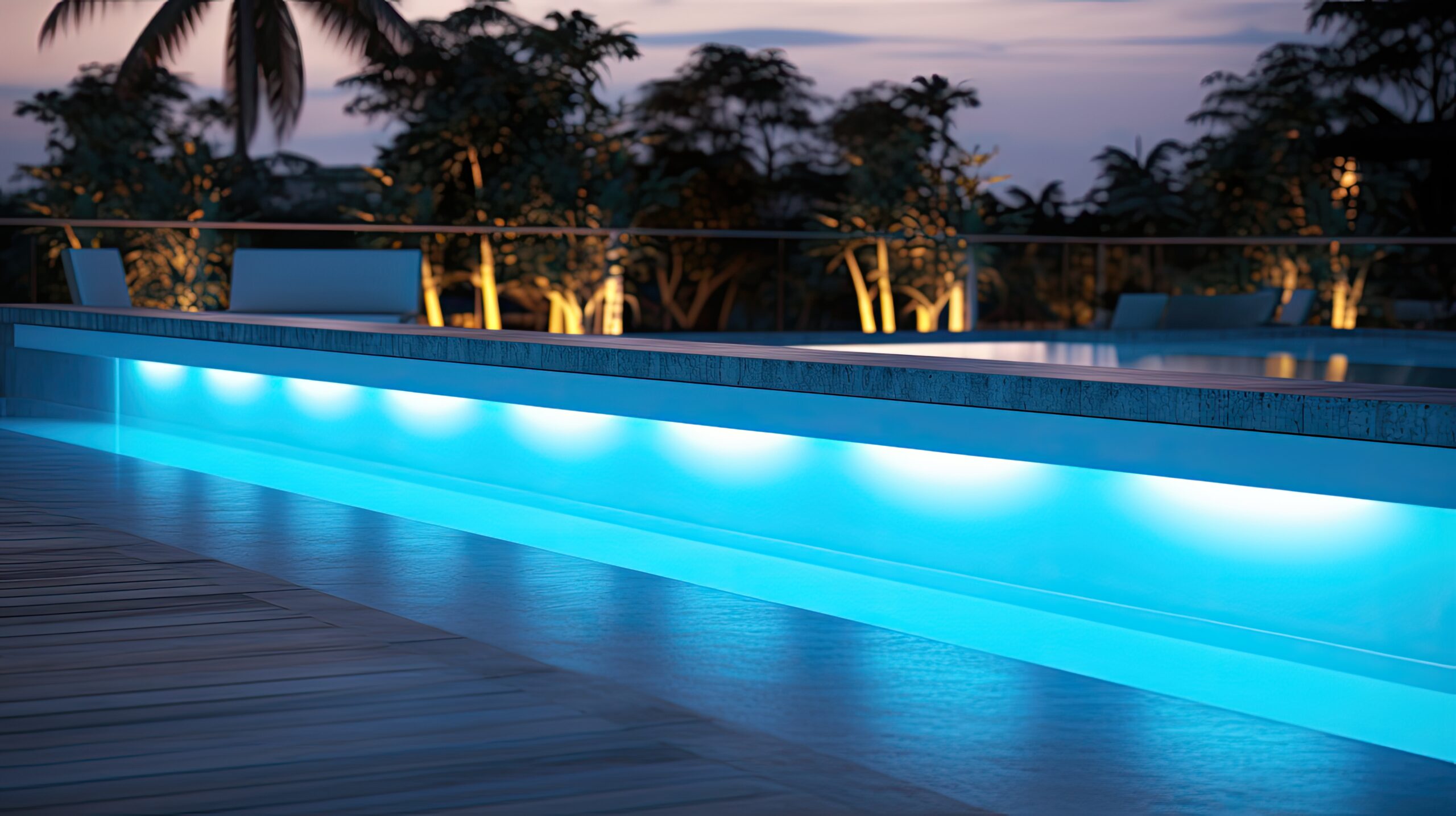 Projecteurs LED piscine